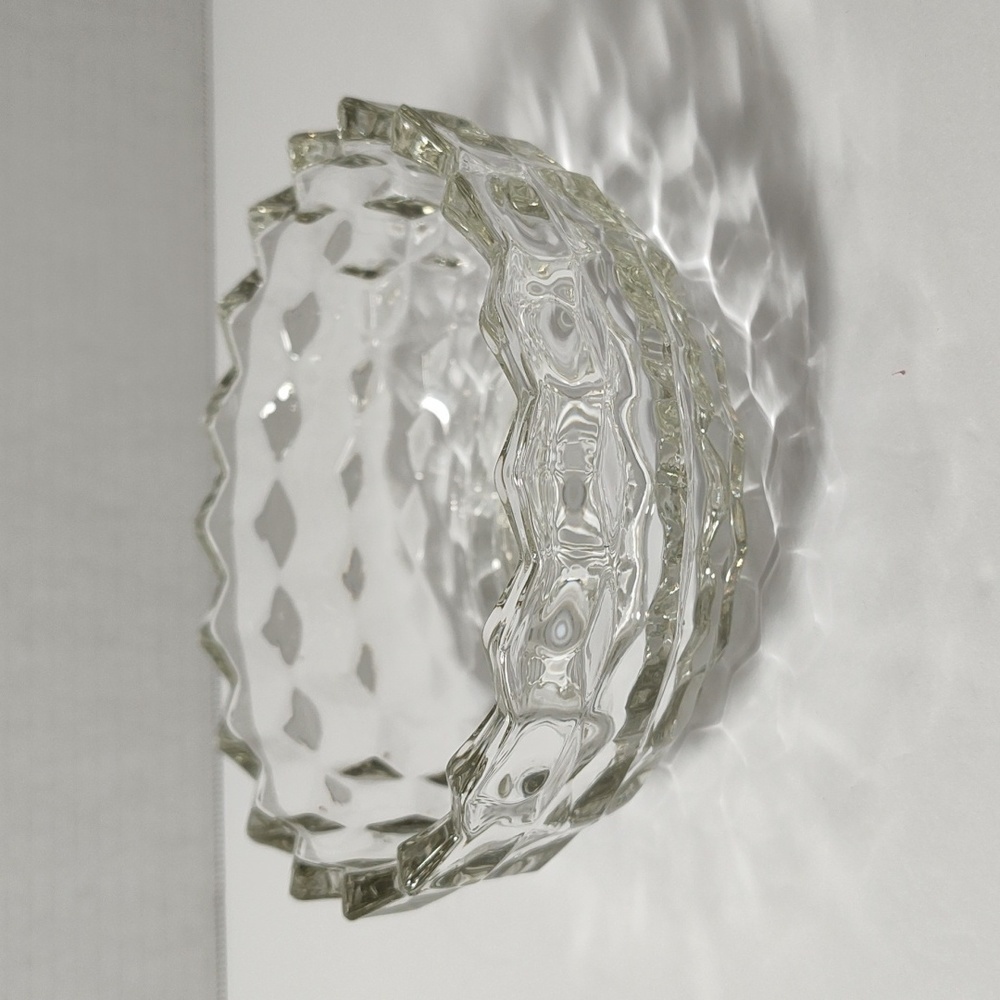 Vintage Mid Century Fostoria Clear Glass Dish